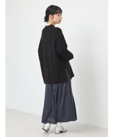 earth music&ecology サテンプリーツスカート