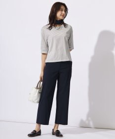 J.PRESS LADIES L スムースジャージー ボーダー カットソー