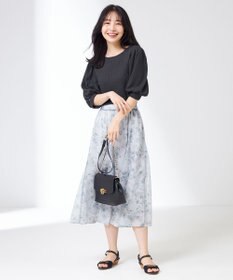 ANY SIS 【美人百花7月号掲載】ボリュームスリーブシャーリング カットソー