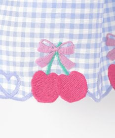 ANY KIDS ギンガム ドッキングワンピース