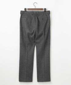 JOSEPH ABBOUD 【キングサイズ・軽量/ストレッチ/尾州産ジャージー素材】ウールミルドジャージータック パンツ