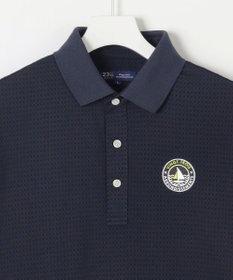 23区GOLF 【MEN】【ストレッチ性】ポリエステルサッカー 半袖ポロシャツ 涼感素材で肌離れGOOD