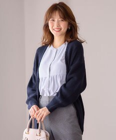 ANY SIS 【洗える】スフレアランパターン カーディガン