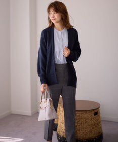 ANY SIS 【洗える】スフレアランパターン カーディガン
