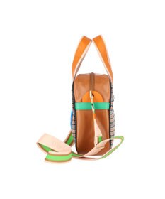 tsumori chisato CARRY ウールチェック ショルダーバッグ 2way ミニバッグ