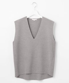 自由区 S 【セットアップ対応・洗える】ウールミラノニット ベスト