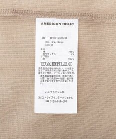 AMERICAN HOLIC テレコタンクトップ