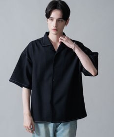 WEGO 【速乾/しわになりにくい/MLサイズ展開】ドライポリオープンカラーシャツ（SS）