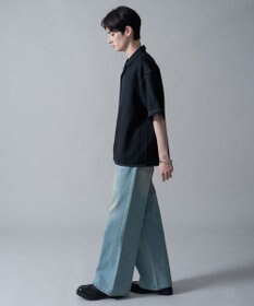 WEGO 【速乾/しわになりにくい/MLサイズ展開】ドライポリオープンカラーシャツ（SS）