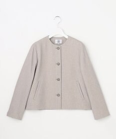 J.PRESS LADIES 【オンオフ使える】MULTI DRY クロス ノーカラー ジャケット