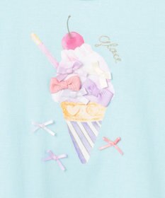 ANY KIDS 接触冷感 しろくま オフショルダー Tシャツ