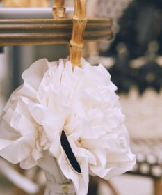 Maison de FLEUR 《晴雨兼用》遮光&UV CUT フリル傘