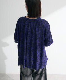 Green Parks 【WEB限定】アソート柄さらっとレーヨンブラウスⅡ