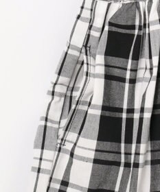 ANY KIDS チェック ドッキングワンピース