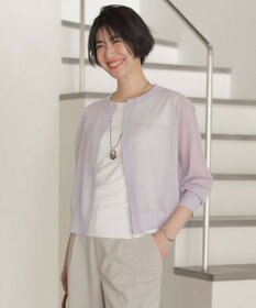 J.PRESS LADIES 【洗える】SHEER LIGHT ニット ブルゾン