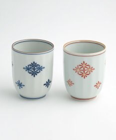 たち吉 【たち吉】菊菱夫婦揃〈茶碗2個・湯呑2個〉美濃焼
