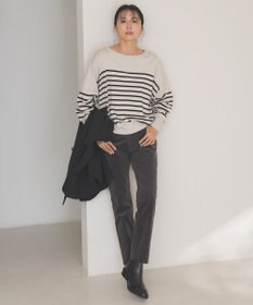 UNFILO ストレッチコーデュロイ スリムパンツ