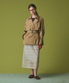 GRACE CONTINENTAL ケープショートトレンチコート