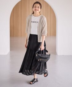 ANY メッシュカーディガン