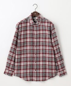 JOSEPH ABBOUD 【キングサイズ・柔らかな肌触り/暖かい】 ラフィーコットンフランネルシャツ