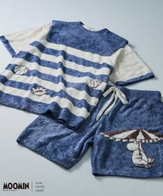 une nana cool 【ムーミン】MOOMIN × une nana ccol　プルオーバー&ハーフパンツセット