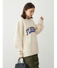 Green Parks ・Ｄｏｕｂｌｅ　Ｆｌａｇｓ　ロゴｐｔ＆刺繍スウェット