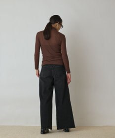 GRACE CONTINENTAL シアーリブニットトップ