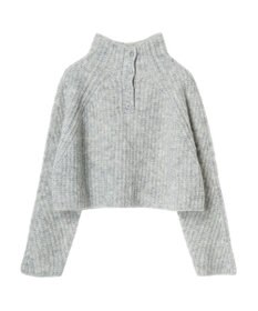 earth music&ecology フワフワＭＩＸハイネックショートニット