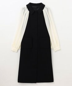 GRACE CONTINENTAL シアスリーブレイヤードレス