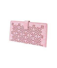 genten 【新色】フラッターカットワーク 長財布