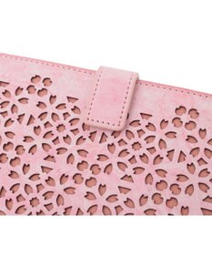 genten 【新色】フラッターカットワーク 長財布