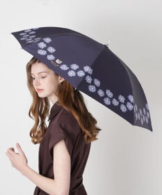 MOONBAT 【 遮光率100％/遮熱/UV】PAUL&JOE ACCESSOIRES(ポール&ジョー) 晴雨兼用日傘  Lovely daisy  クリザンテーム ヌネット 長傘 竹手元