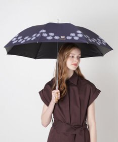 MOONBAT 【 遮光率100％/遮熱/UV】PAUL&JOE ACCESSOIRES(ポール&ジョー) 晴雨兼用日傘  Lovely daisy  クリザンテーム ヌネット 長傘 竹手元