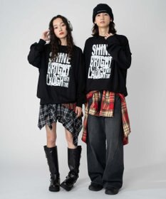 WEGO 【2025年秋冬新作/SMLXLサイズ展開/ユニセックス着用ITEM】アソートグラフィックプルオーバー