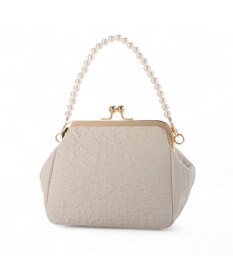 UNBILLION カシュカシュ cachecache / 2wayパールハンドル付きがま口パーティバッグ