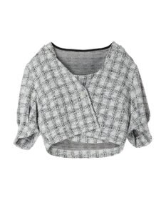 earth music&ecology ＳＥＴ２点　カットソーツィードアンサンブル