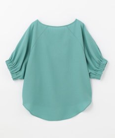 ANY 【洗える】デザインスリーブとろみ ブラウス