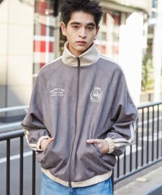 WEGO フェイクスウェードライントラックジャケット