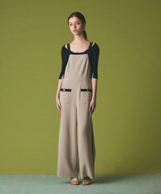 GRACE CONTINENTAL トリアセバイカラーサロペット