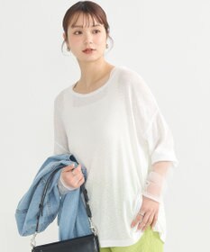 earth music&ecology ラメシアースリーブプルオーバー