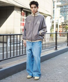 WEGO フェイクスウェードライントラックジャケット