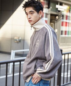 WEGO フェイクスウェードライントラックジャケット