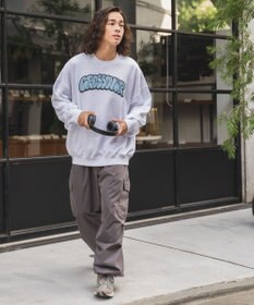 WEGO ヘビーウエイト刺繍グラフィックプルオーバー