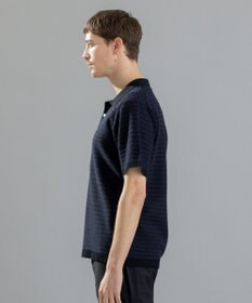 JOSEPH HOMME ヘリンボンボーダー　ポロ