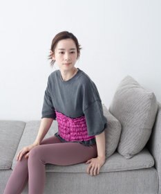 KWD 【日本製】DOWN WAIST WARMER グリーンダウン ダウンウエストウォーマー