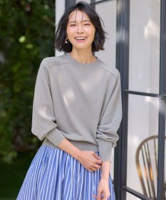 ANY 【洗濯機可】スプリングラグランニット