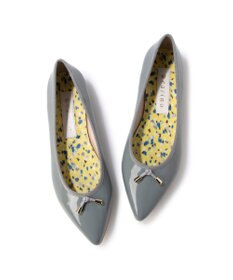 MODE ET JACOMO <carino>【レイン対応】エナメルプレーンパンプス