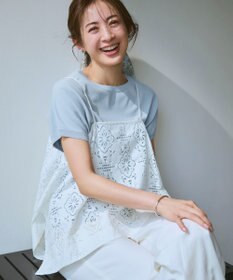 23区 S 【CanCam掲載】スラブツイルストレッチ ベイカーパンツ