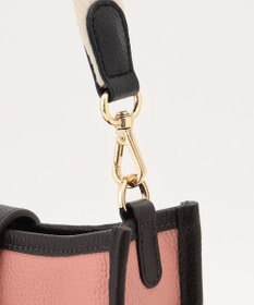 LA BAGAGERIE スクエアレザーミニショルダーバッグ