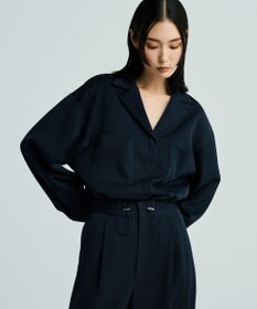 uncrave 【UNISEXあり】ギャバジン シャツ（uncrave WHITE）